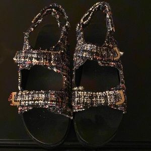 Woman’s Platform Multi Color Sandals